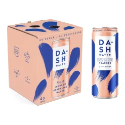 Dash Water Peach 4 x 330ml