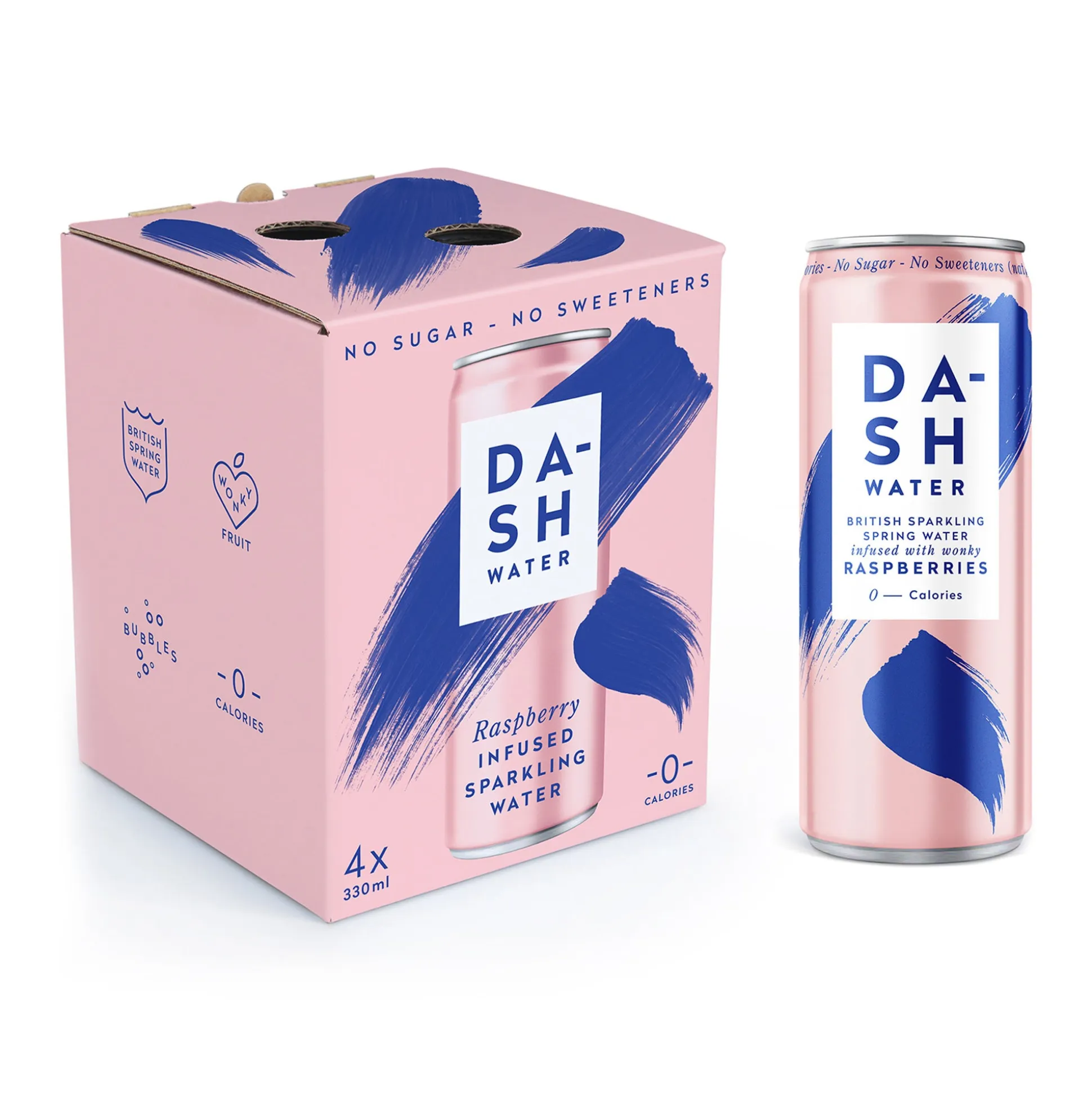 Dash Water Raspberry 4 x 330ml