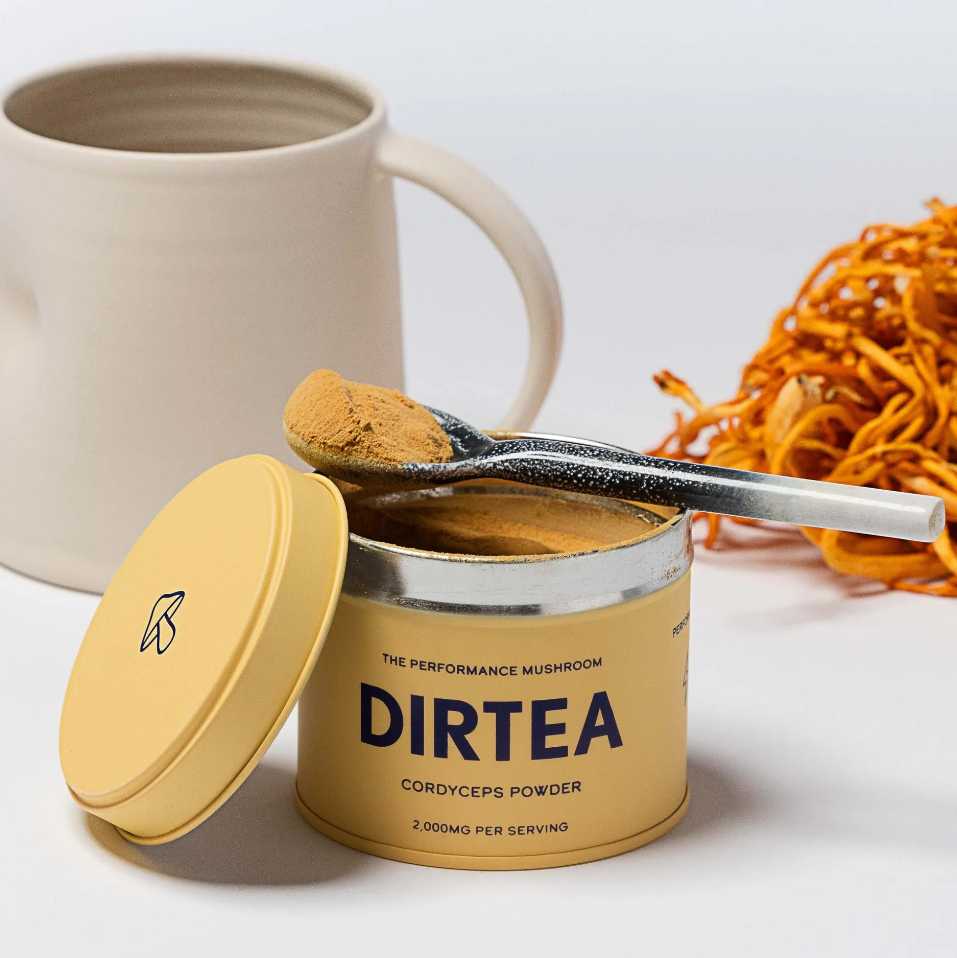 DIRTEA Cordyceps Mushroom Powder 60g (30 Servings)