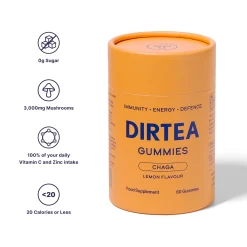 Dirtea Gummies Chaga Lemon Flavour 60 pcs