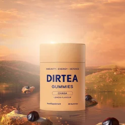 Dirtea Gummies Chaga Lemon Flavour 60 pcs
