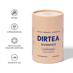 Dirtea Gummies Lion's Mane Apple Flavour 60 pcs