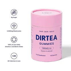 Dirtea Gummies Tremella Peach Flavour 60 pcs