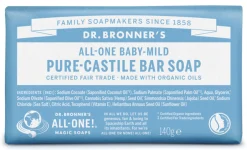 Dr Bronner's Aloe Baby Mild Soap Bar 140g