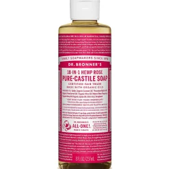 Dr Bronner's Rose Liquid Soap 240ml