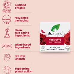 Dr Organic Rose Otto Day Cream 50ml