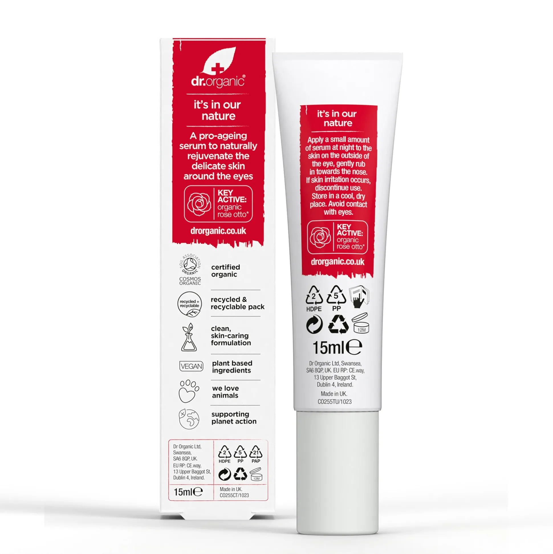 Dr Organic Rose Otto Eye Serum 15ml