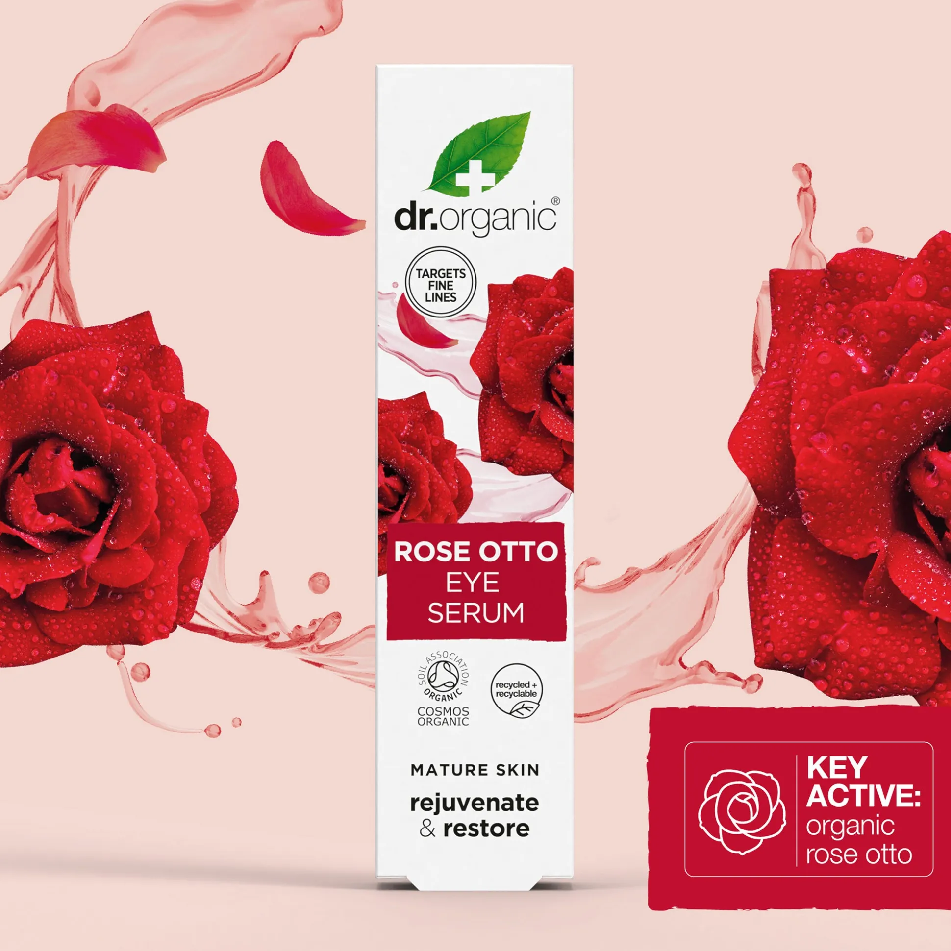 Dr Organic Rose Otto Eye Serum 15ml