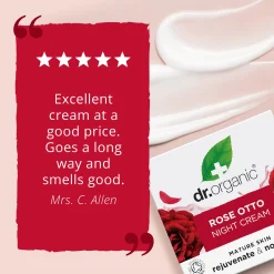Dr Organic Rose Otto Night Cream 50ml