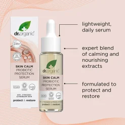 Dr Organic Skin Calm Probiotic Protection Serum 30ml