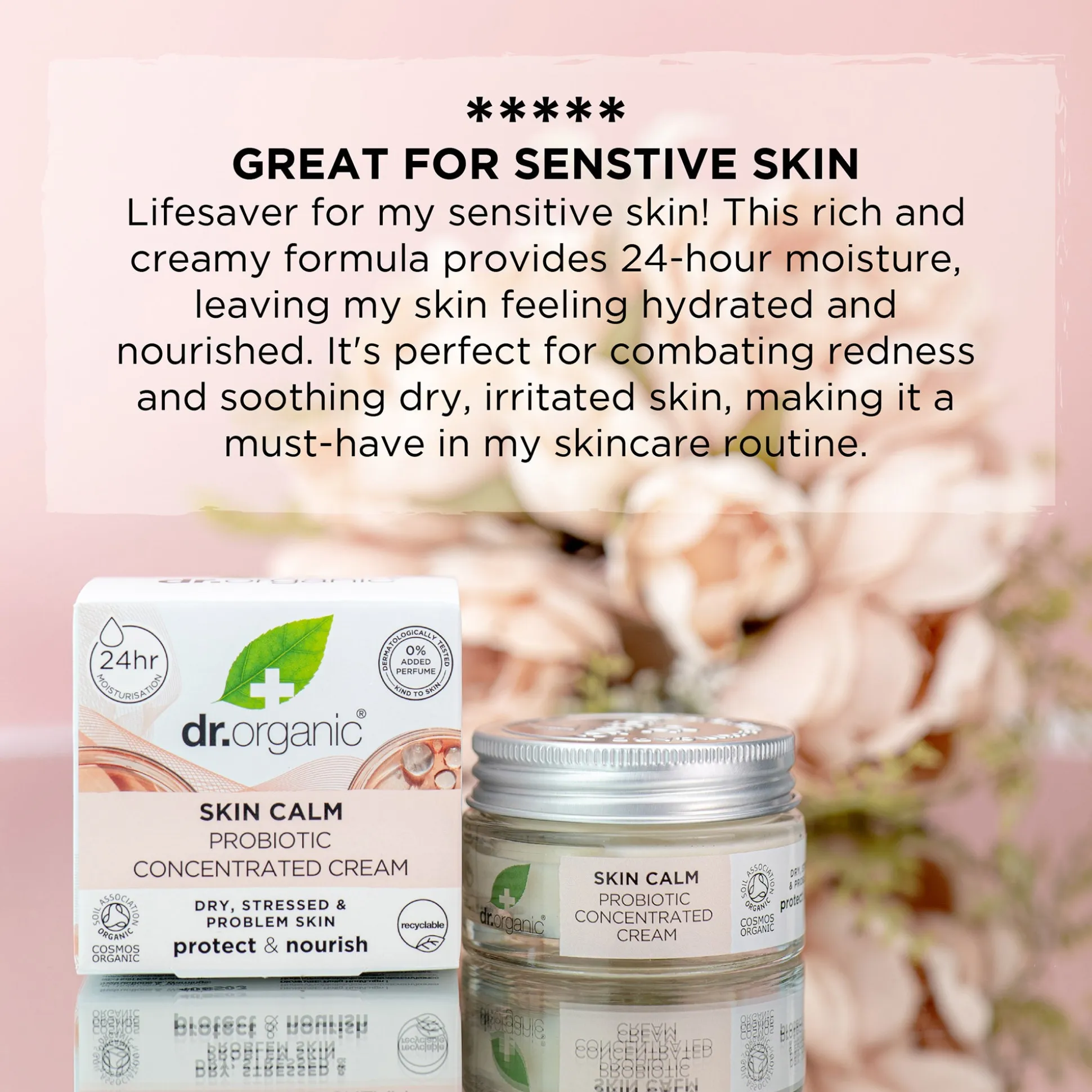 Dr Organic Skin Calm Probiotic Concentrated Cream 50ml