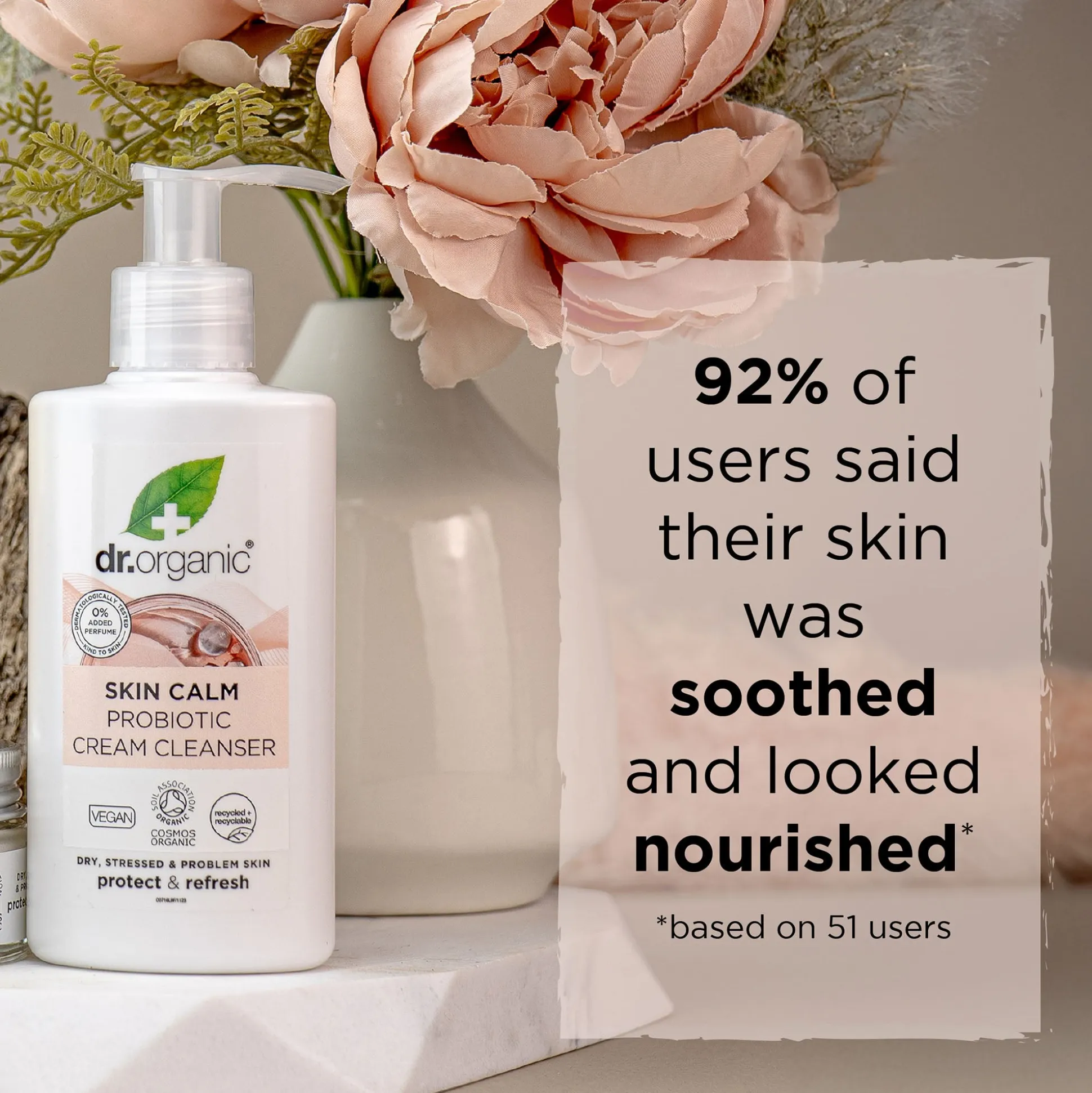 Dr Organic Skin Calm Probiotic Cream Cleanser 150ml