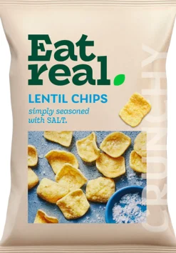 Eat Real Lentil Sea Salt Chips 95g