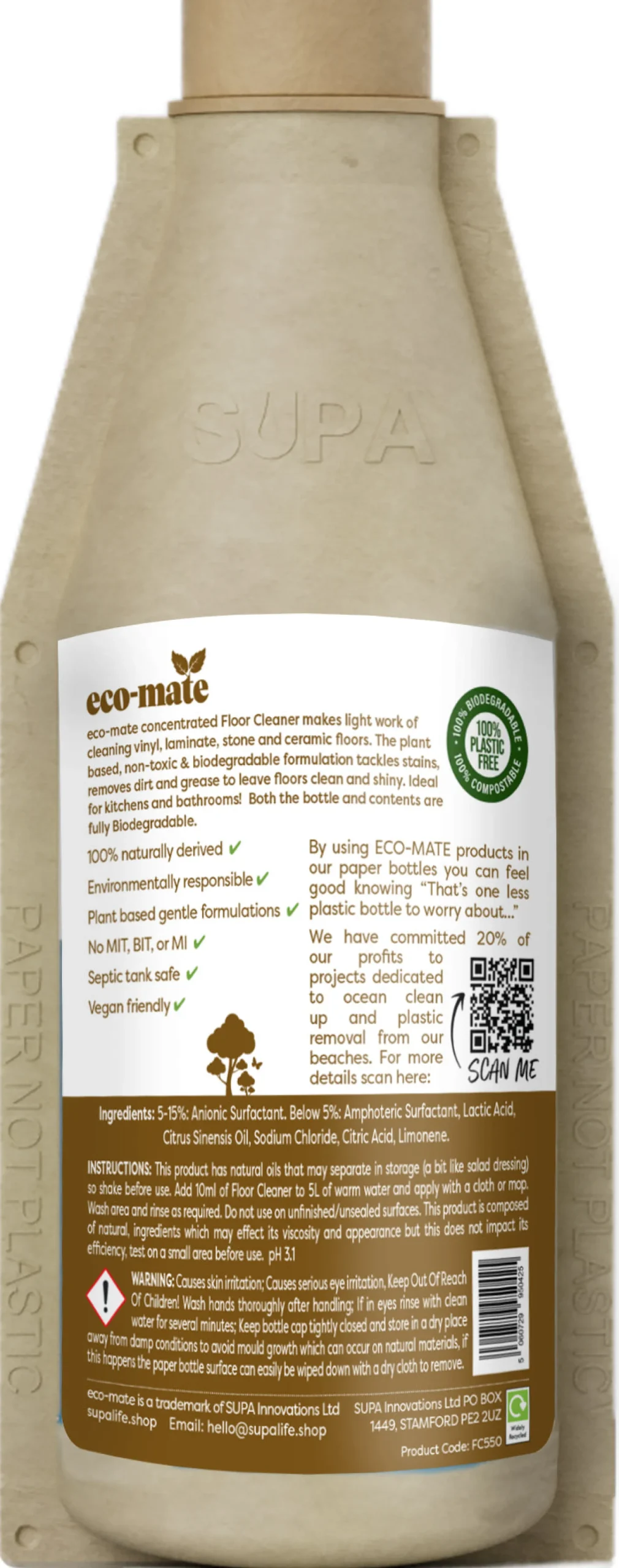 eco-mate Floor Cleaner 500ml