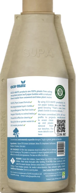 eco-mate Fragrance Free Washing Up Liquid 500ml