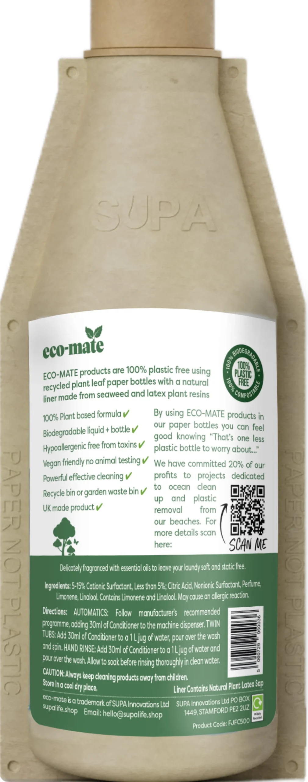 eco-mate Juniper Fabric Conditioner 500ml
