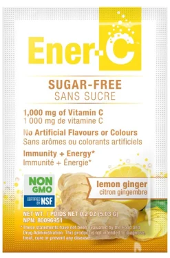 Ener-C Sugar Free Multivitamin Drink Mix - Lemon & Ginger 5.03g