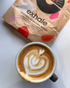 Exhale Coffee Organic Dark(ish) Roast - Wholebean 450g