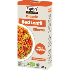 Explore Red Lentil Elbows 225g