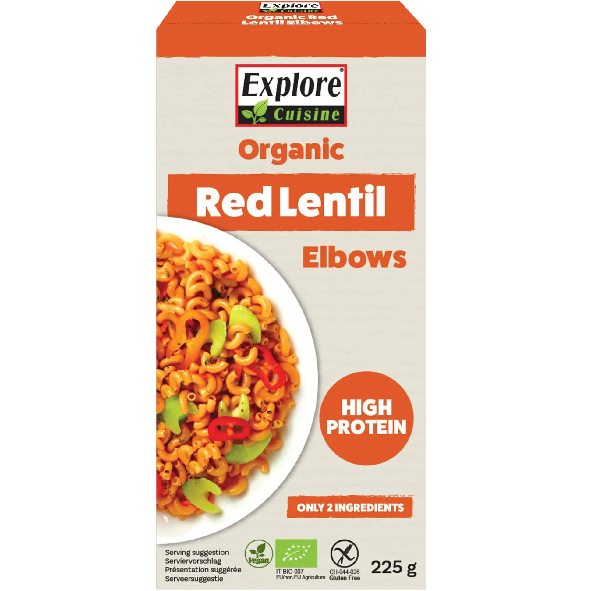 Explore Red Lentil Elbows 225g