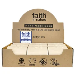 Faith In Nature Lavender Soap Unwrapped Box 18 box