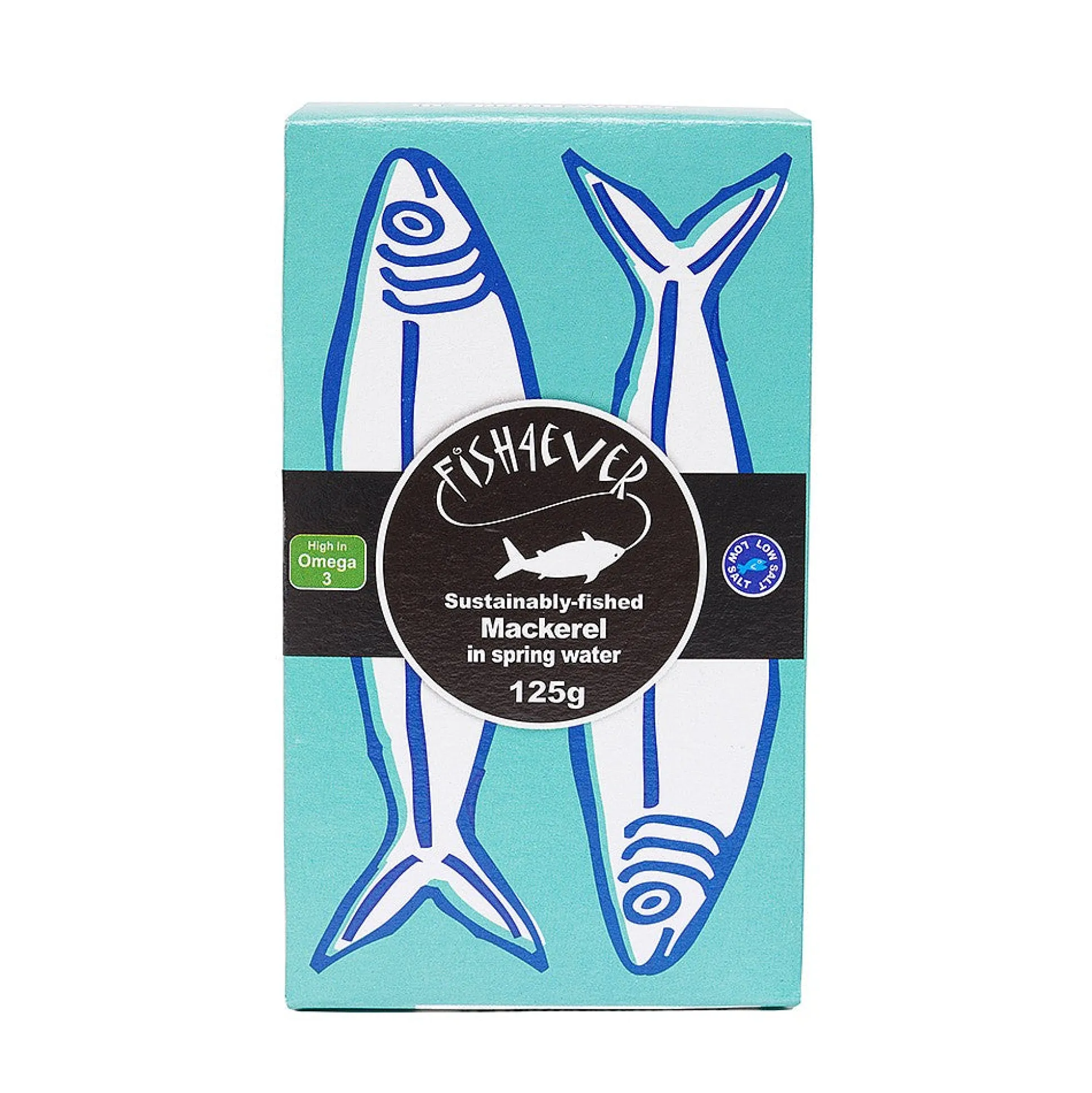 Fish4Ever Mackerel In Water 125g