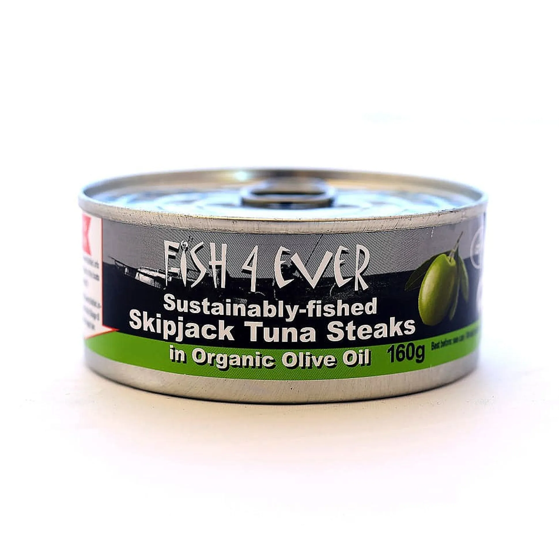 Fish4Ever Skipjack Tuna Steak in Organic Olive Oil 160g