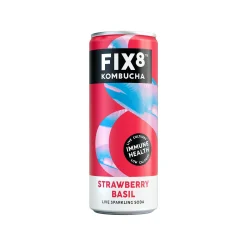 Fix8 Strawberry Basil Kombucha 250ml
