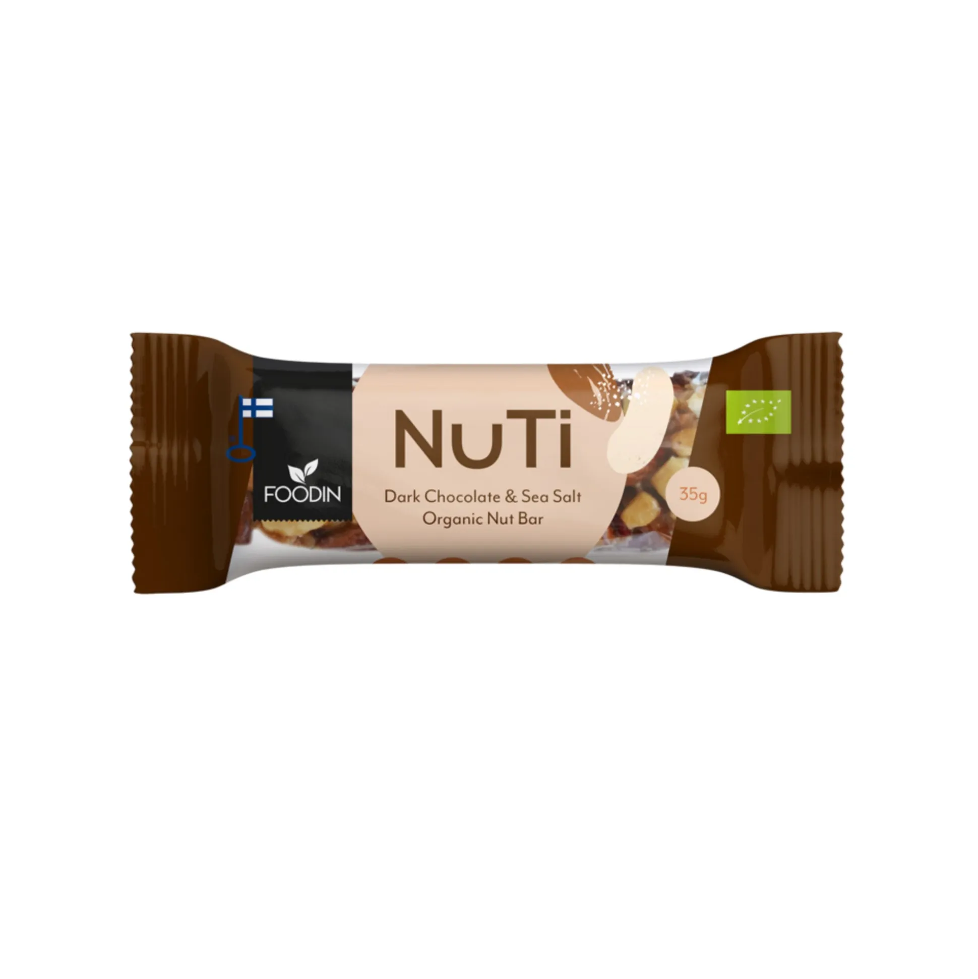 Foodin NUTI Almonds Dark Chocolate & Sea Salt 35g 15PK 35g