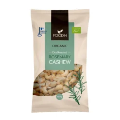 Foodin Organic Dry Roasted Rosemary Cashews 120G 140g