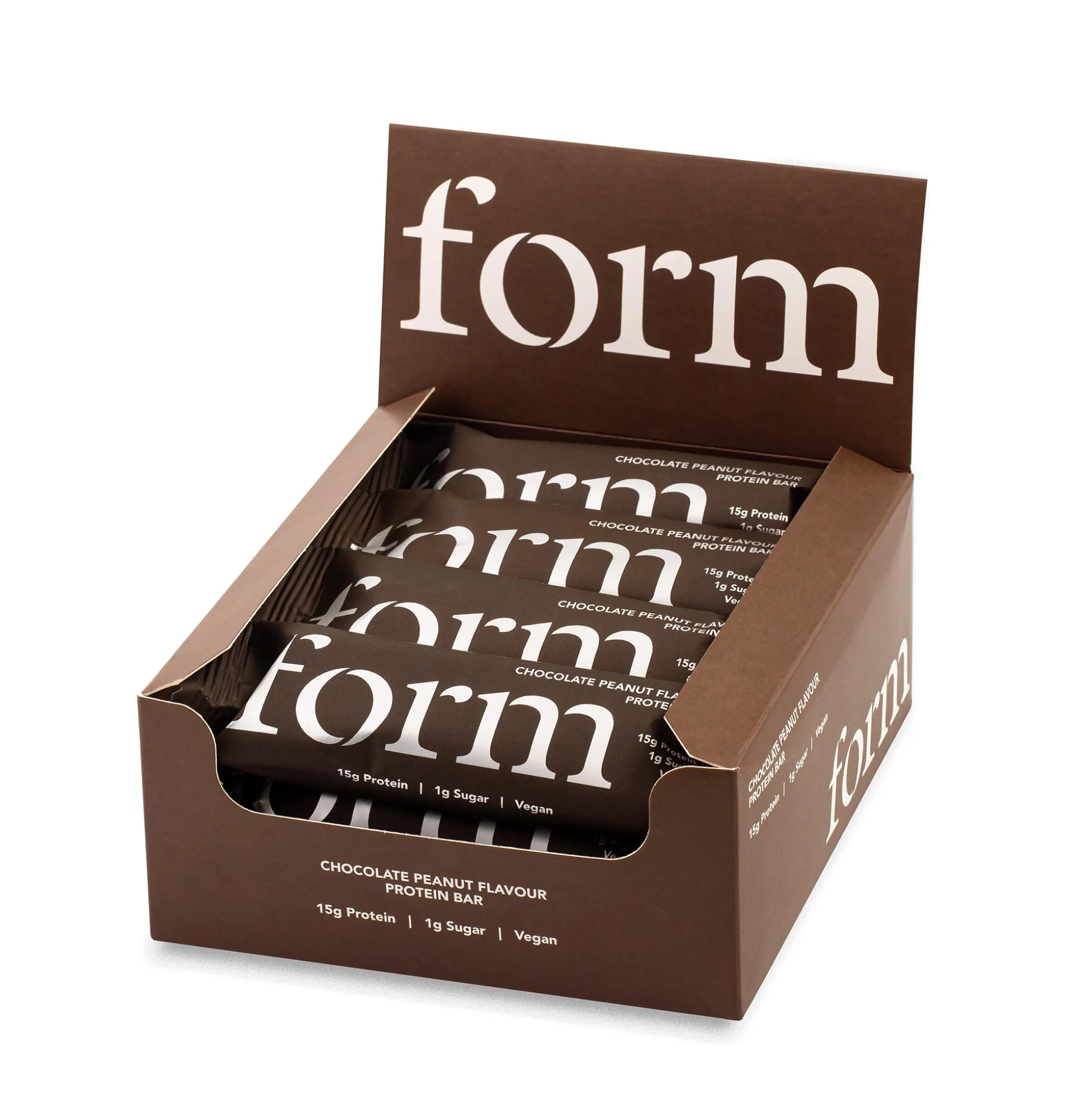 Form Chocolate Peanut Protein Bars (Box of 12)