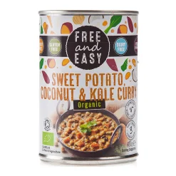 Free & Easy Sweet Potato Coconut & Kale Curry 400g
