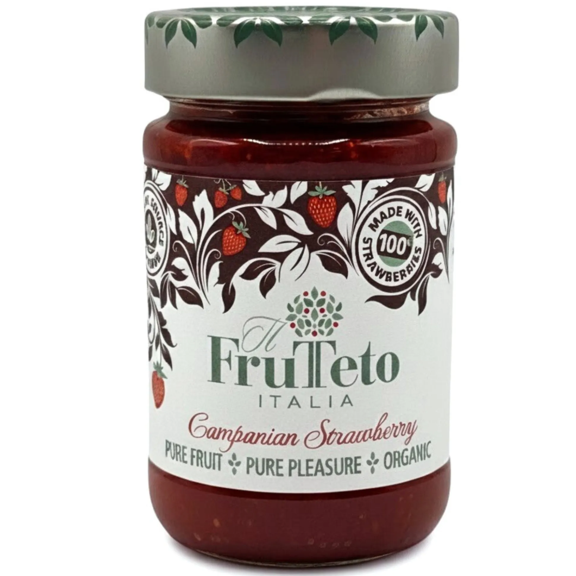 Frutteto Italia 100% Campanian Strawberry Fruit Spread 215g