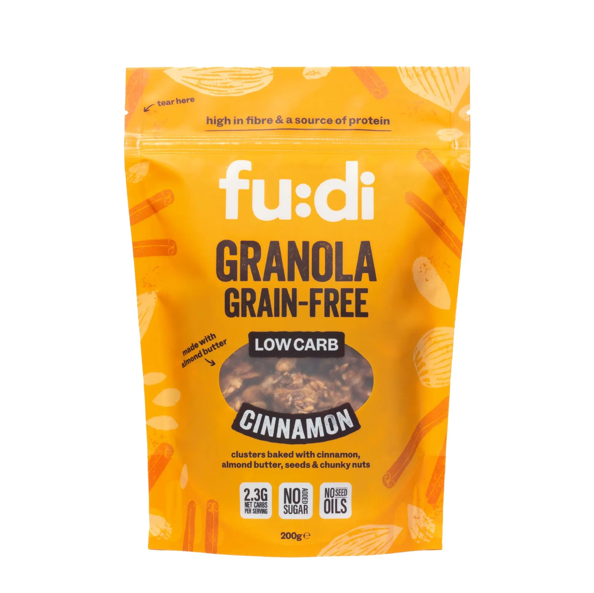 fu:di Grain-Free Granola - Cinnamon 200g