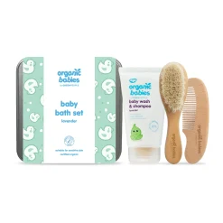 Green People Organic Babies Lavender Baby Bath Set 150ml