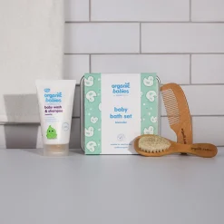 Green People Organic Babies Lavender Baby Bath Set 150ml