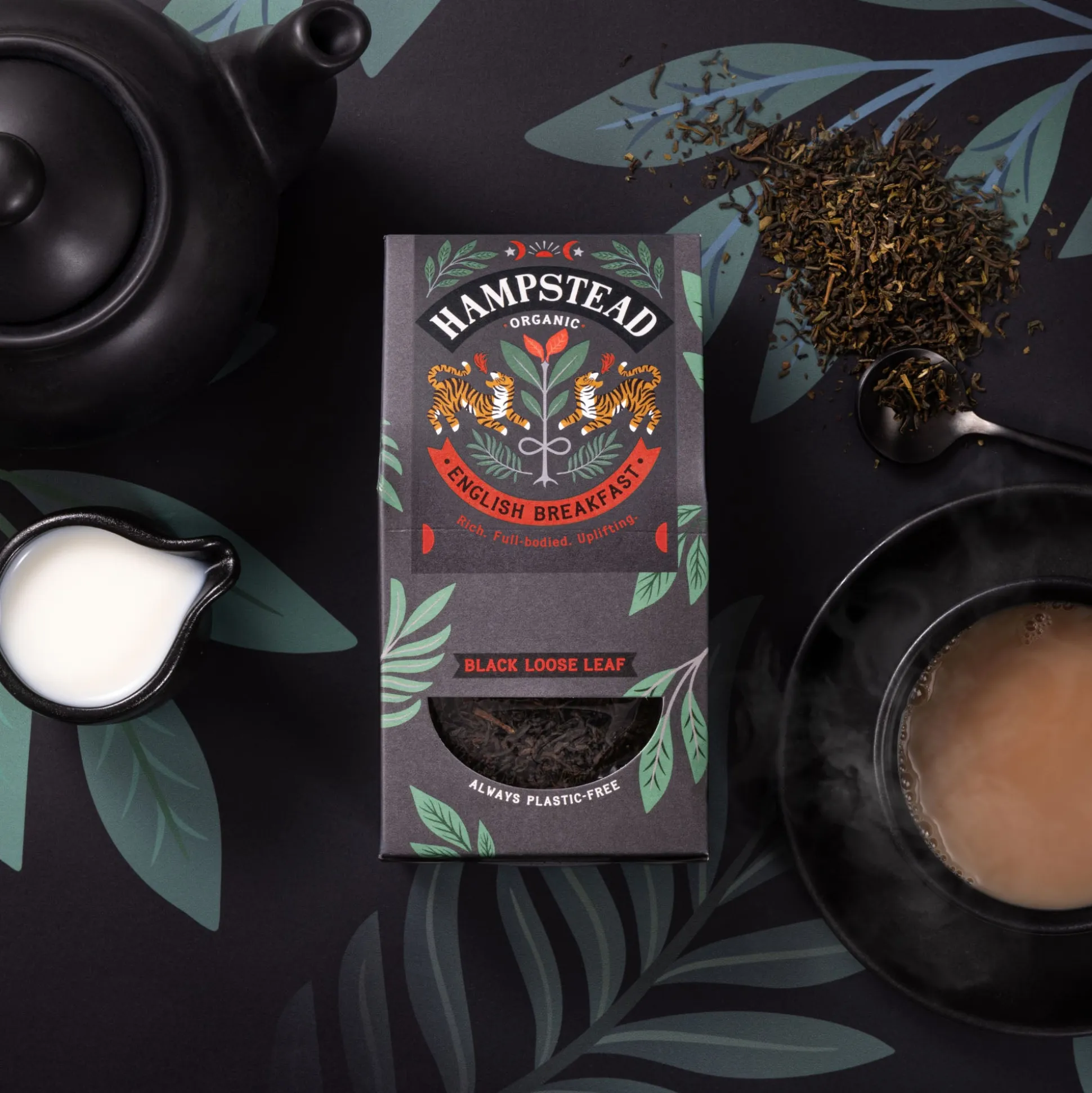 Hampstead Organic English Breakfast Leaf Tea 100g