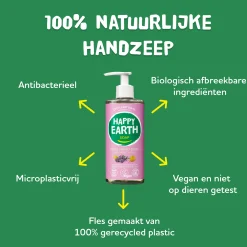 Happy earth natural Hand Soap Lavender Ylang 300ml