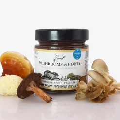 Honey Heaven Organic Mushrooms in Honey 300g