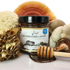 Honey Heaven Organic Mushrooms in Honey 300g