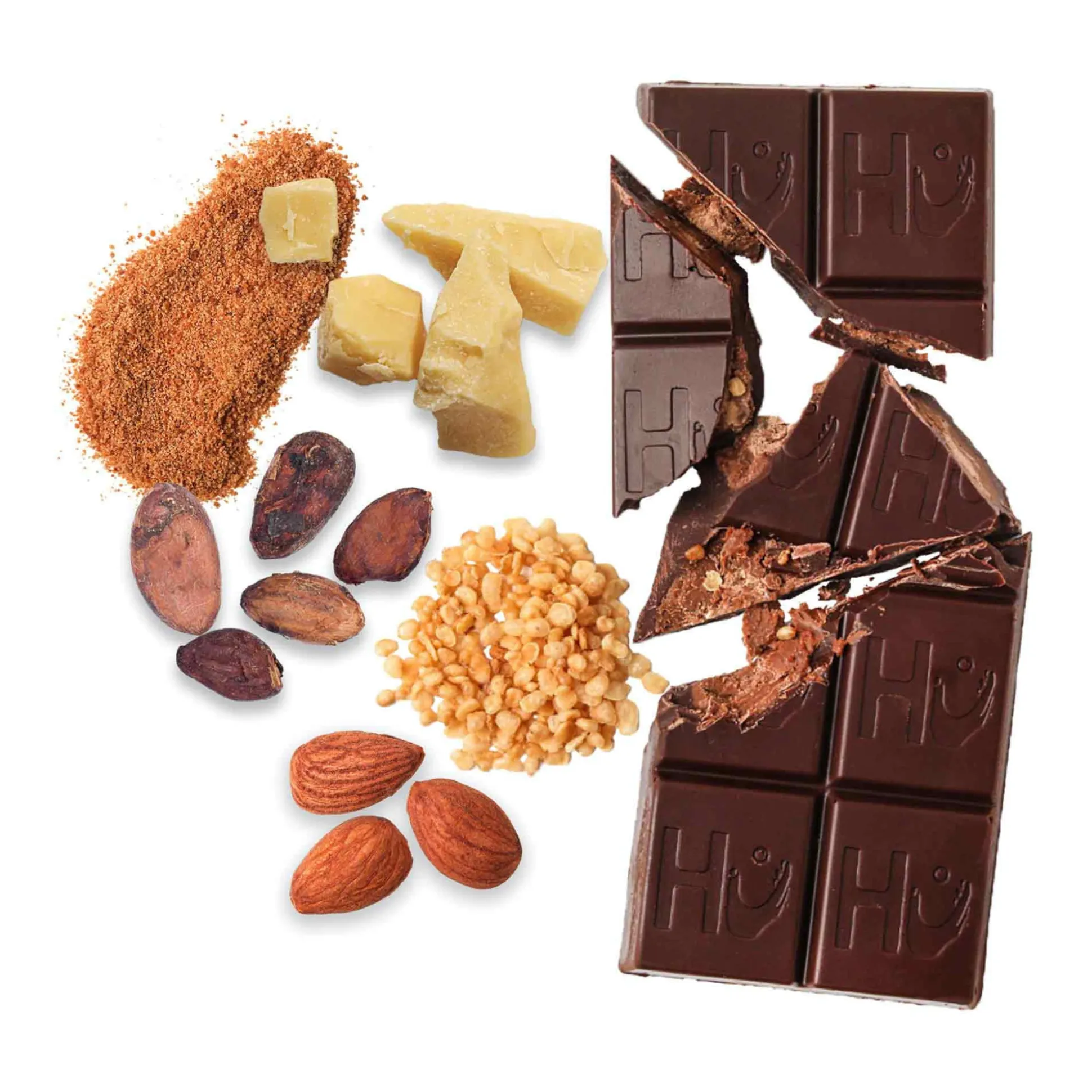 Hu Almond Butter and Crispy Quinoa Dark Chocolate Bar 60g
