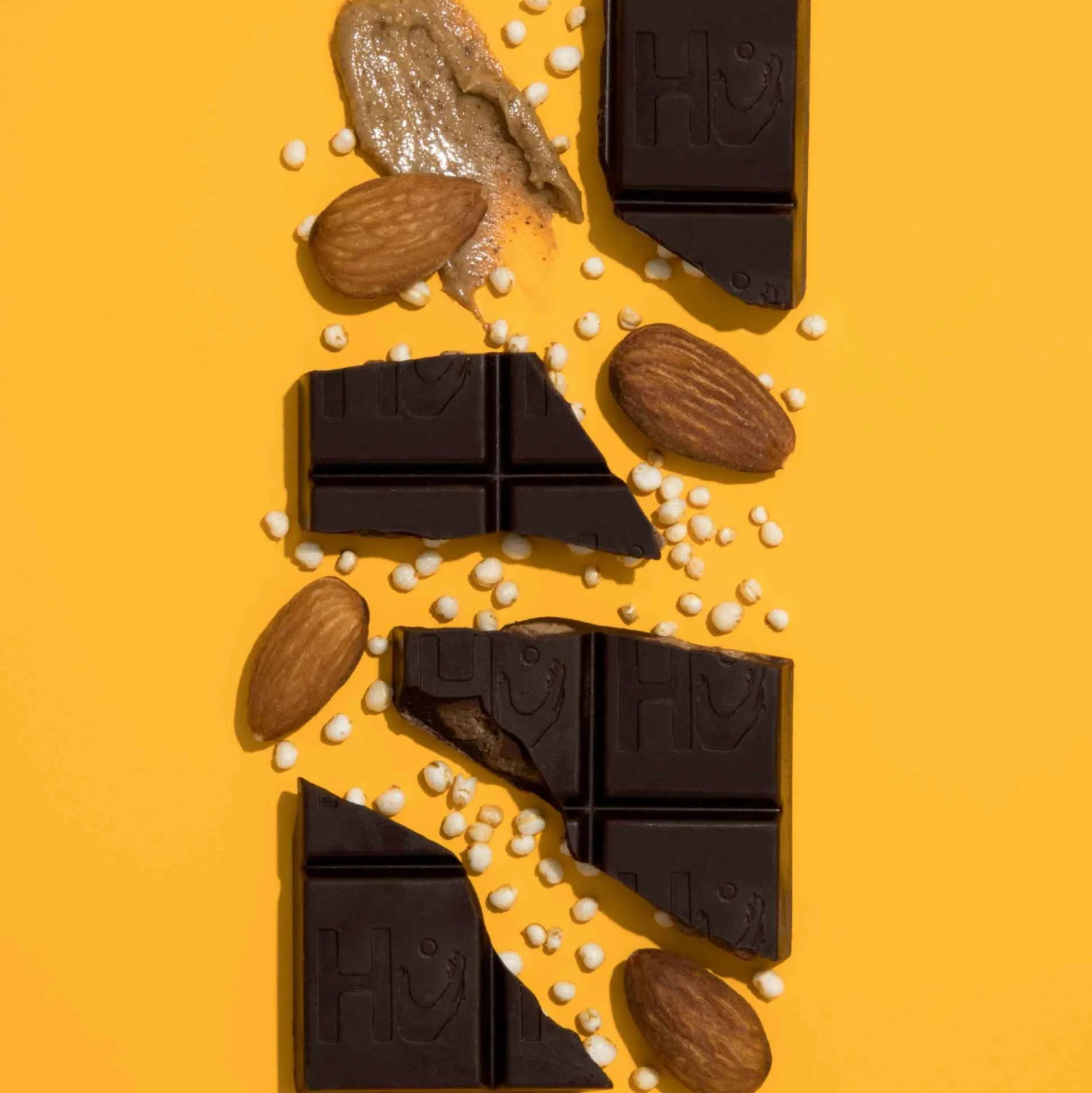 Hu Almond Butter and Crispy Quinoa Dark Chocolate Bar 60g