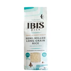 Ibis Organic Semi-milled Long Grain Jasmine Rice 1Kg