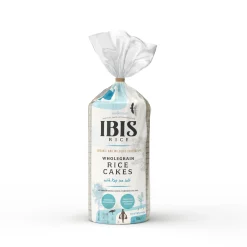 Ibis Organic Wholegrain Rice Cakes with Kep Sea Salt 130g