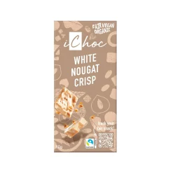iChoc White Nougat Crisp 80g