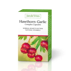 Jan de Vries Hawthorn Garlic 90 Caps