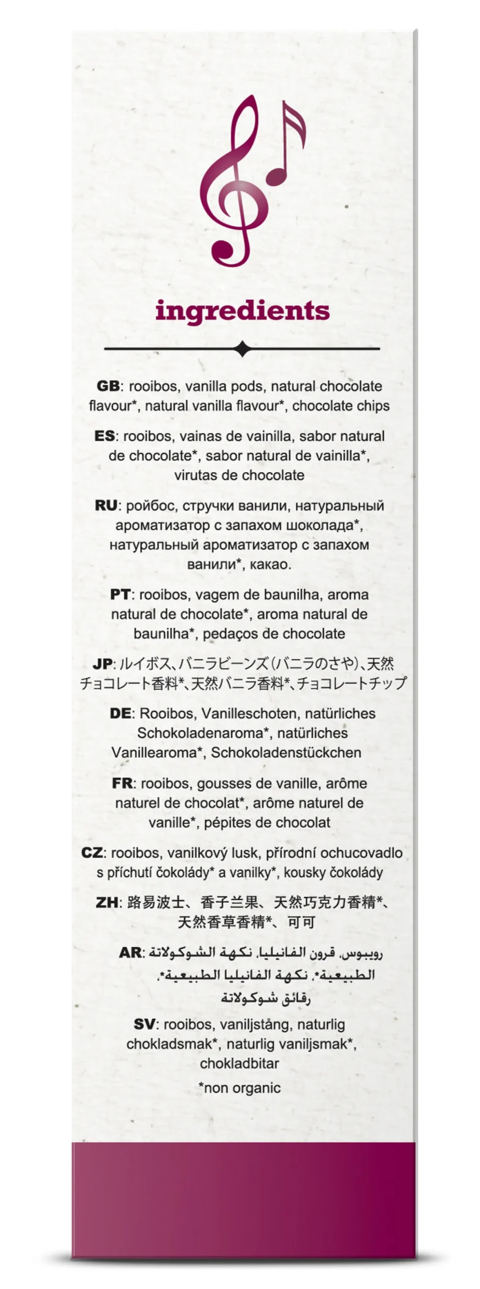 Joe's Tea Co. Chocca-roo-brew 15x Biodegradeable Pyramid Bags 15 bags