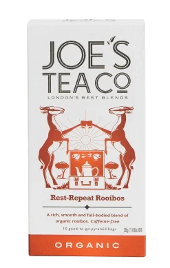 Joe's Tea Co. Rest-Repeat Rooibos 15x Biodegradeable Pyramid Bags 15 bags