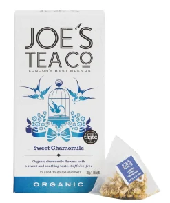 Joe's Tea Co. Sweet Chamomile 15x Biodegradeable Pyramid Bags 15 bags