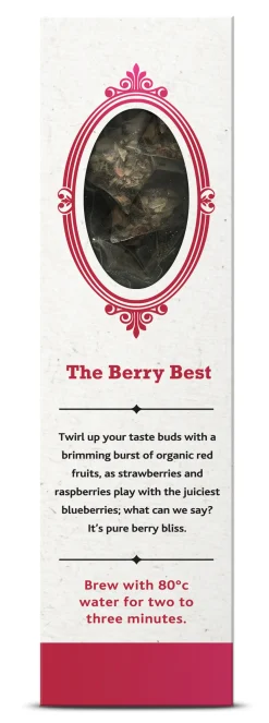 Joe's Tea Co. The Berry Best 15x Biodegradeable Pyramid Bags 15 bags